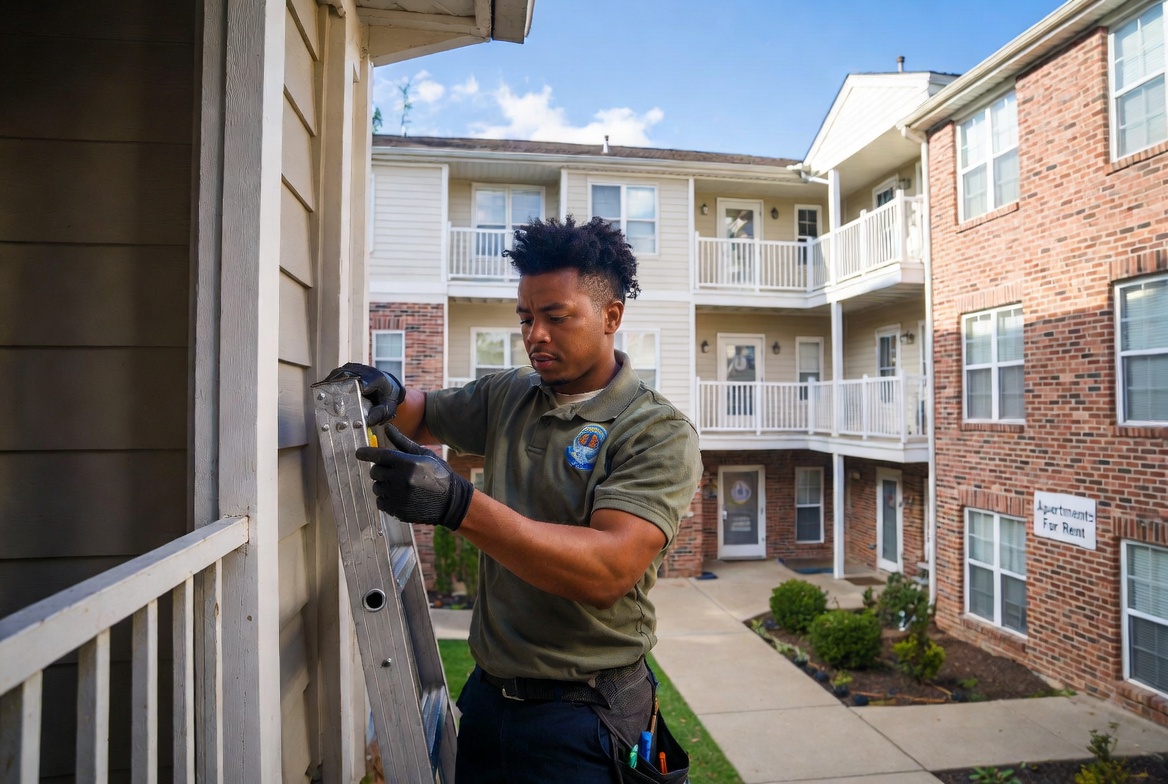 Houston apartment onsite maintenance coordination and property walk